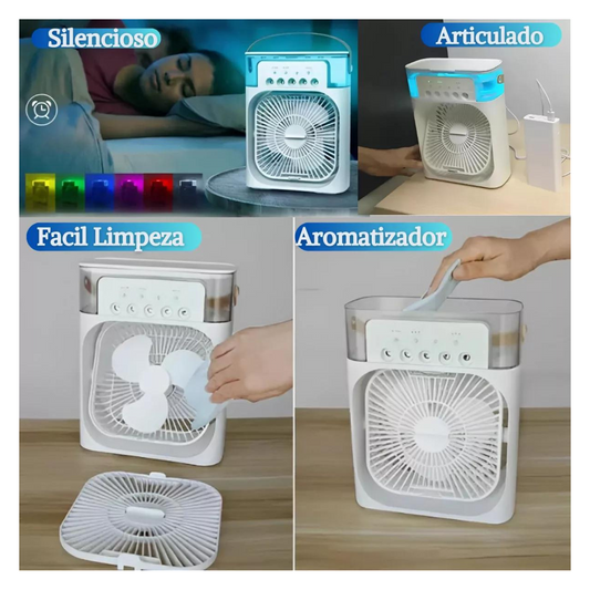 Ventilador Humidificador de Aire  2 en 1